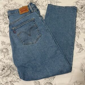 Levis Ribcage Straight Ankle Size 31